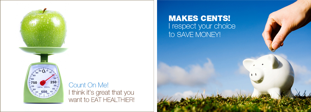 ecards for new year's resolution. example of typo use with image.