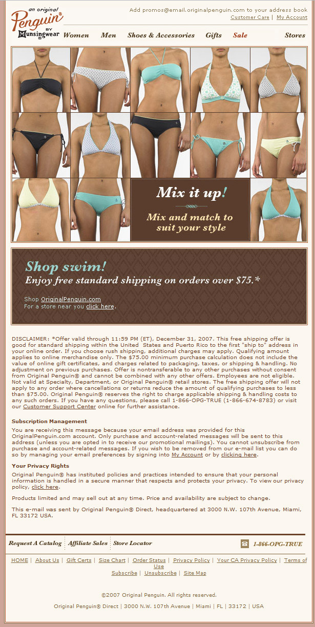 original penguin newsletter